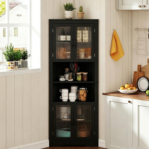 Tier corner cabinet 171cm - 6-tier,