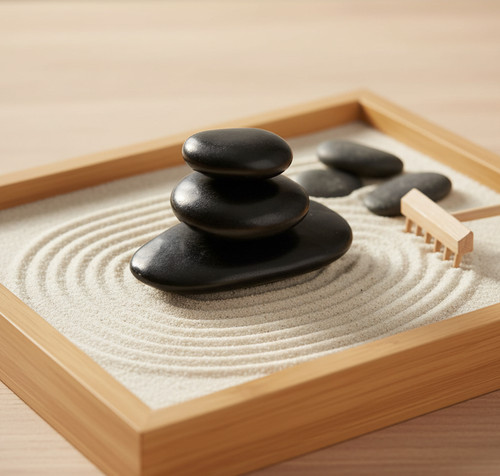 Black zen garden - zen,