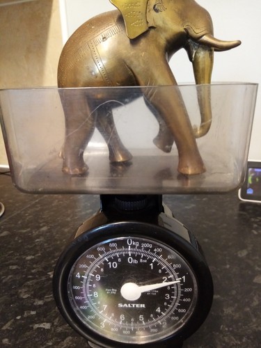 Antique bronze elephant - ,