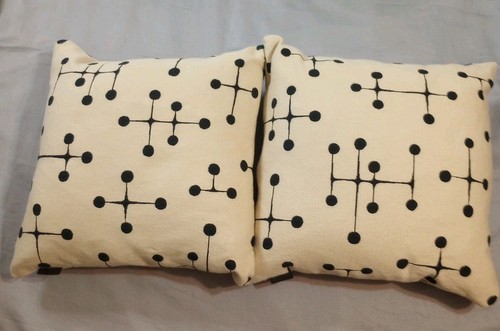 Maharam pillow beige - pillow, black