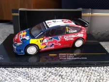 Ixo 1/43 scale RAM321 Citroen C4 WRC Rally Argentina 2008 Winner Sebastien Loeb