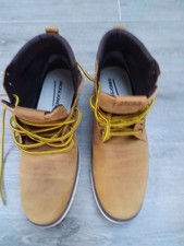 Jack & Jones Mens Size 12 Tubar Boots Tan Leather Unworn Excellent Condition