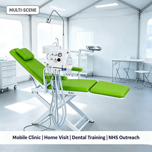 Portable folding dental chair - folding,