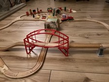 Wooden train set