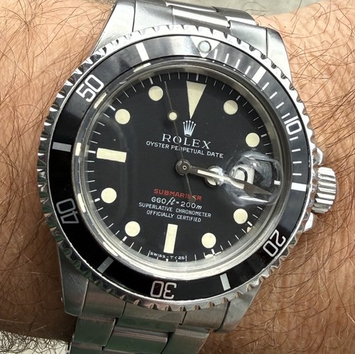 1970 rolex submariner red - 1970, 1680