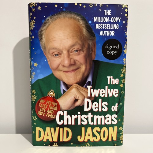 David jason signed book - david,