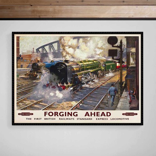 Forging ahead locomotive train - locomotive,