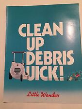 LITTLE WONDER Schiller-Pfeiffer Blowers Cultivators1980s Original Brochure