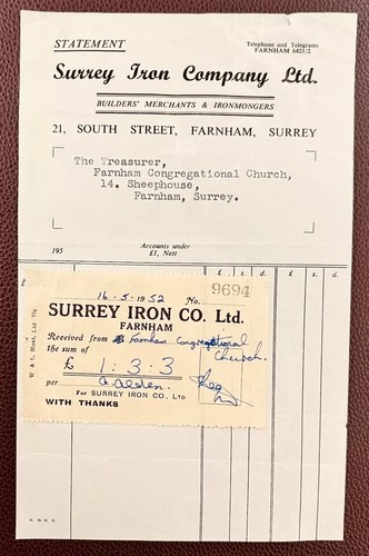 1952 surrey iron company ltd - surrey,