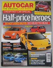 Autocar magazine 15 October 2008 featuring Ford Fiesta road test