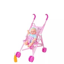 Baby Doll With Cart Baby  Doll