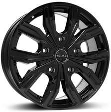 Alloy Wheels 18" Romac Torque Black Gloss For Mazda 323F V6 [Mk7] 94-98