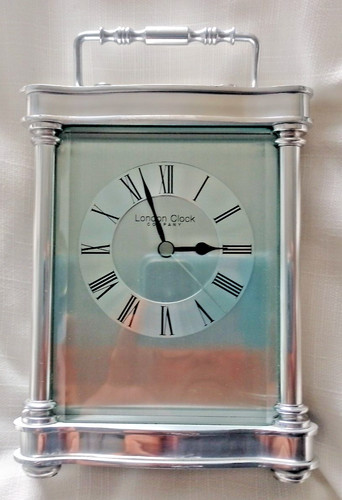 Silver tone quartz battery - quartz,