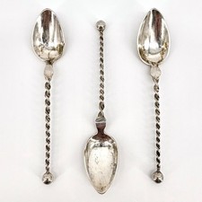 Set of 3 Antique Norwegian 830