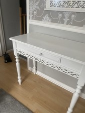 Shabby Chic “Belgravia” Dressing Table with one drawer & crystal knob.