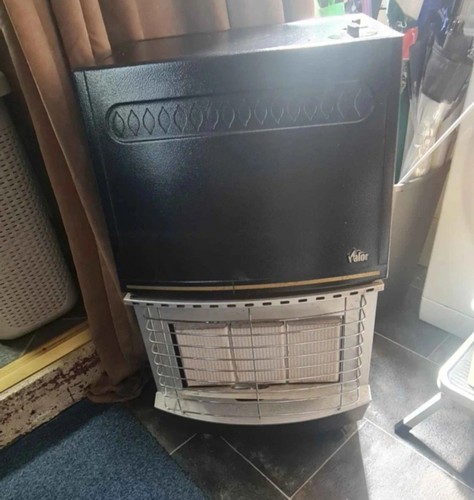Portable gas fire heater - fire,