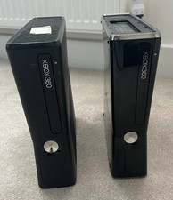 2x Xbox 360 Slim Consoles Only -Spares/ Repairs -  no HDD