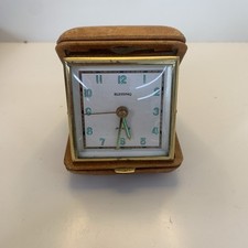 Blessing West German Mechanical Travel Alarm Clock - Working