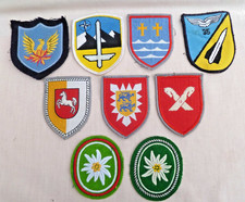 9 GERMANY DEUTSCHLAND EMBROIDERED CLOTH PATCHES / BADGES