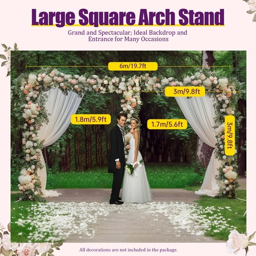 Wedding backdrop stage - 6m, 3m