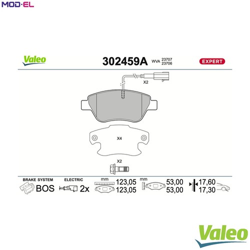 Brake pad set disc - disc,