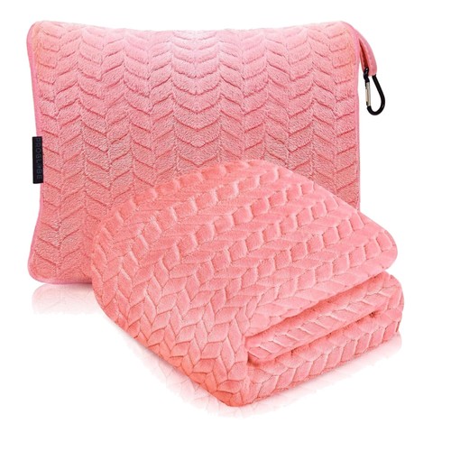 Travel blanket pillow set - travel,