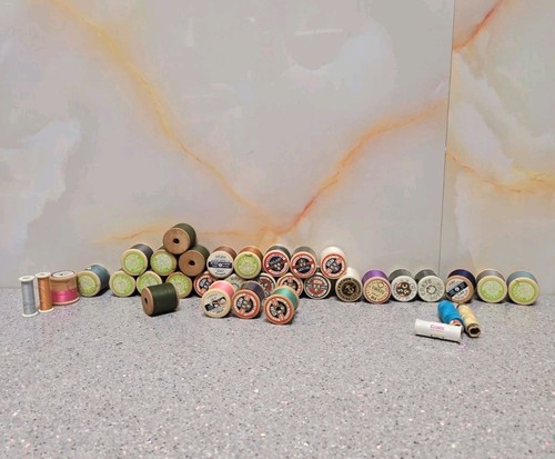 Bundle vintage sewing thread - sewing,