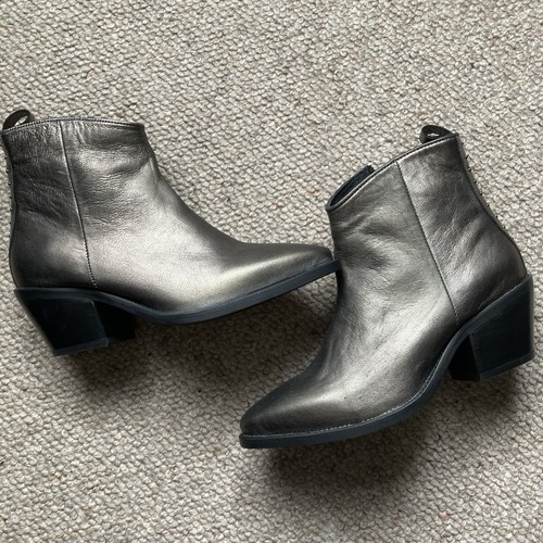 Moda pelle pewter - pewter, metallic