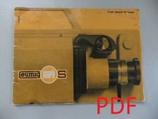 Instructions cine projector