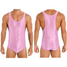 Men's Oil Glossy Bodysuit