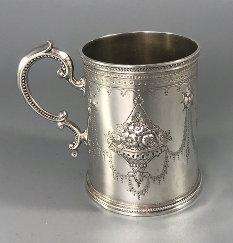 Victorian silver christening - victorian,