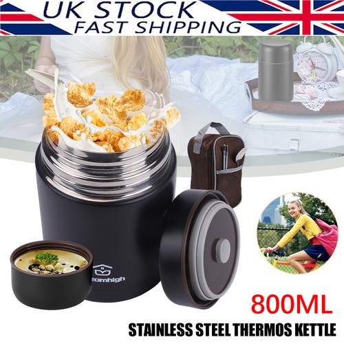 800ml large thermos soup - thermos, food