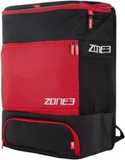 ZONE 3 Transition Backpack 40L RED Triathlon Bag Rucksack