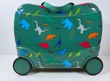 Star Wheelie Ride-on Suit Case Dinosaur Pattern Multifunctional Children's Case