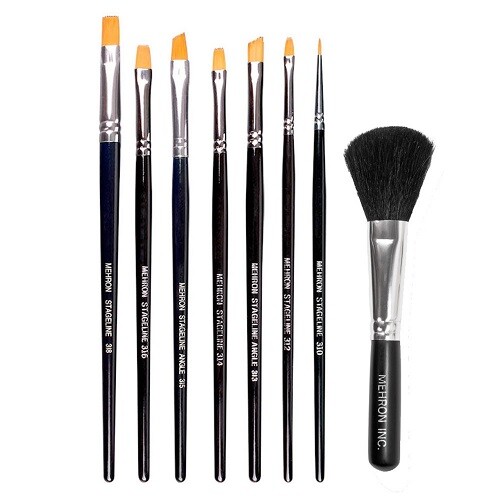 Mehron stageline brush flat - mehron,