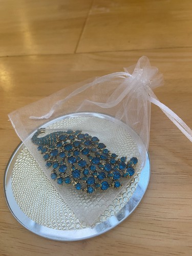 Large blue colour rhinestone - large,