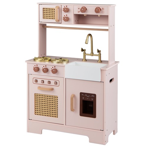 Kids wooden kitchen playset - wooden,