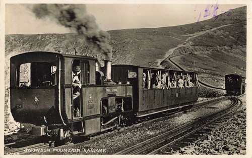 Snowdon mountain railway old - snowdon, railway,