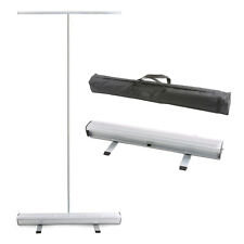 Roller Banner 80cm x 200cm Aluminium Banner Stand & Carry Case - Exhibitors Sign