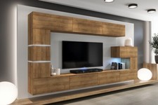 Modern TV Unit  Living Room Furniture Set Cabinets  Storage  Media Wall Display