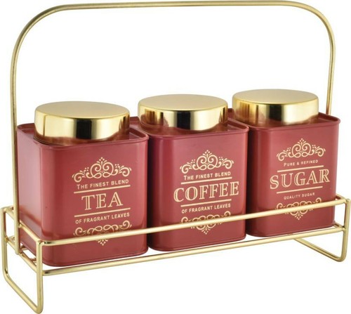 Set tea coffee sugar - 3,
