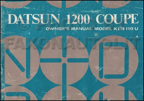 1972 datsun 1200 coupe - 1972,