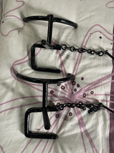 Pair iron jump cups hold - iron,