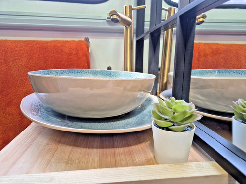 Campervan sink 290mm speckled - campervan,