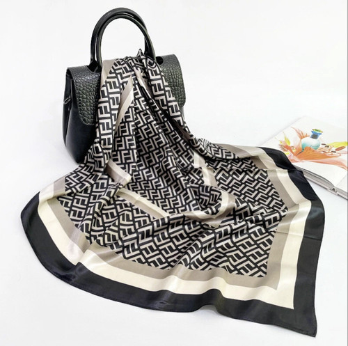 Large square head neck scarf - head,