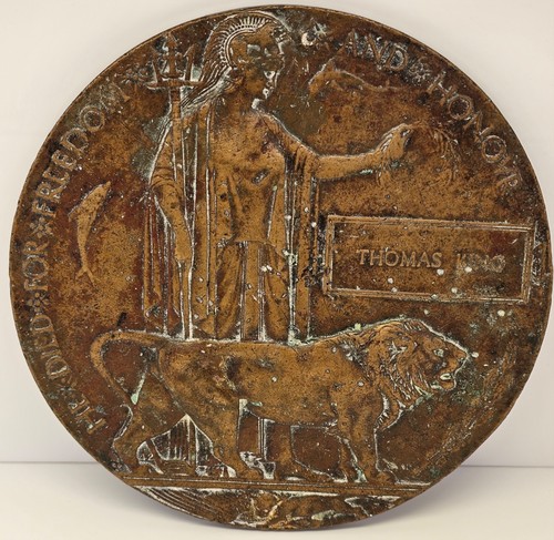 Memorial death plaque plate - memorial,