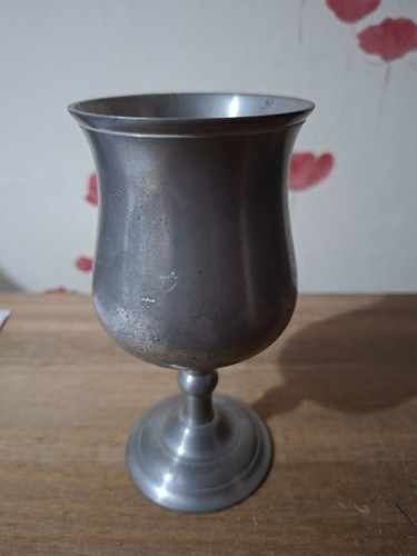 Pewter goblet weight 401g - goblet,