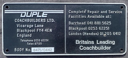 Duple midland red - duple, leyland