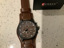 CURREN Karien 8225 Men's Quartz Watch Calendar Belt Watch Strap Large dial Watch