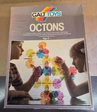 Vintage Galt Toys OCTONS Interlocking Octagon Construction Shapes